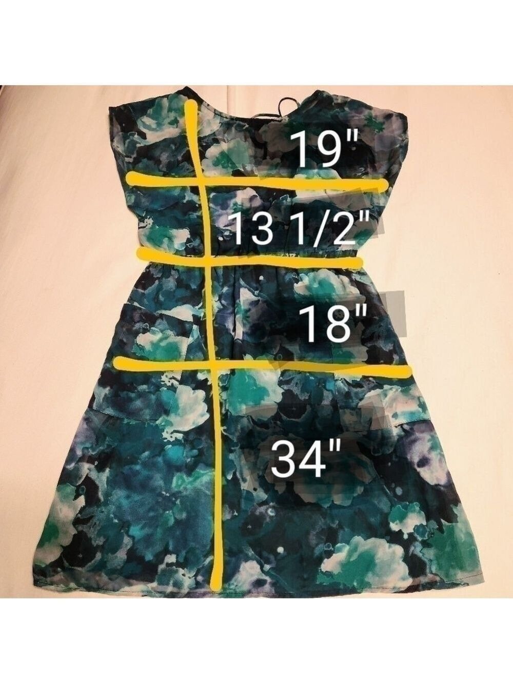 Xhilaration Mini Dress Aqua Medium - Picture 12 of 12